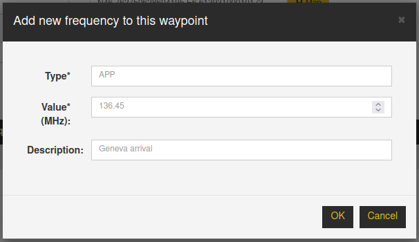 Waypoints — Air Navigation Manager 5.1 documentation